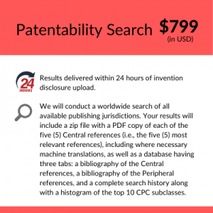 Sameday Patentability Search